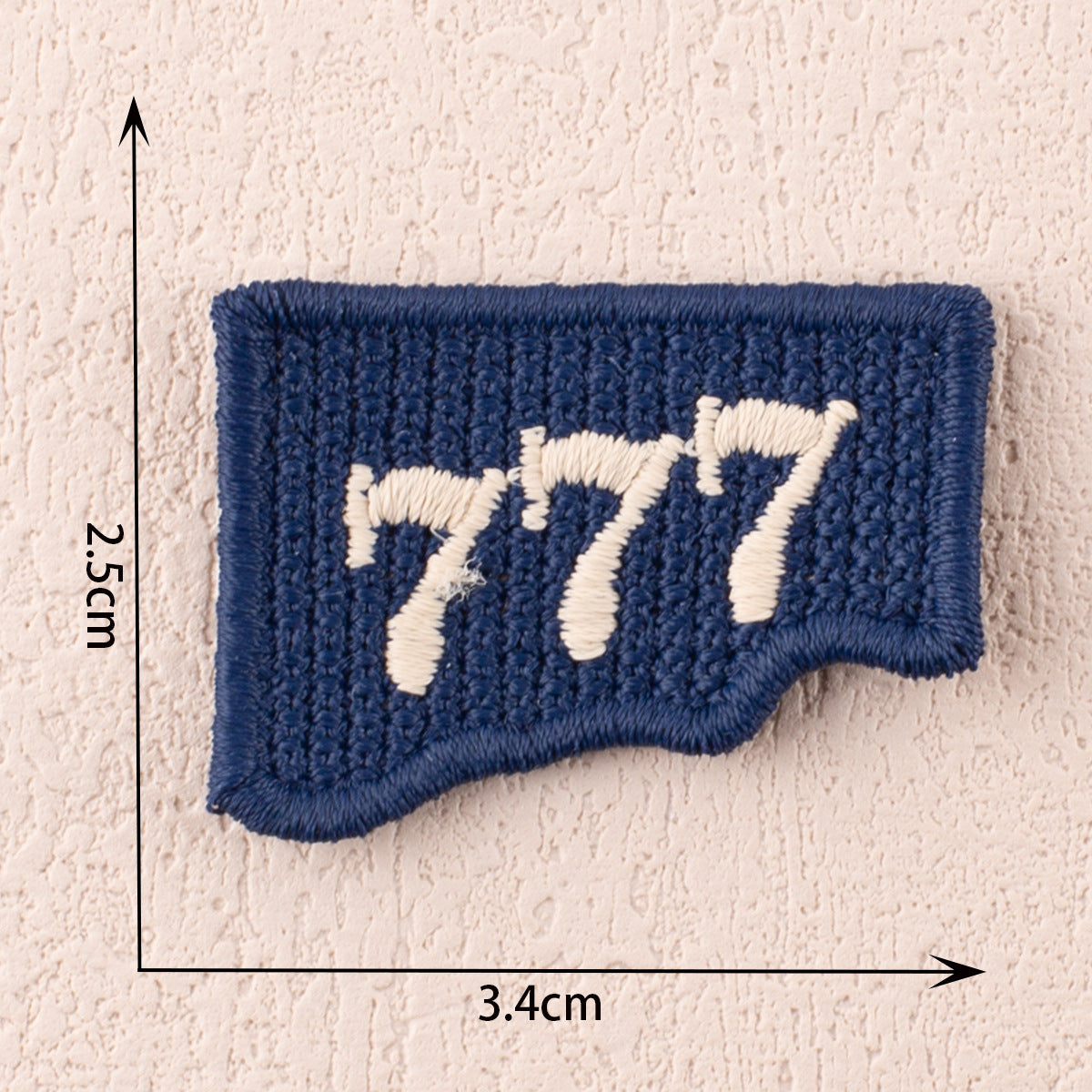 Full-Embroidery Alphabet and Number Fabric Patches 30 Pack