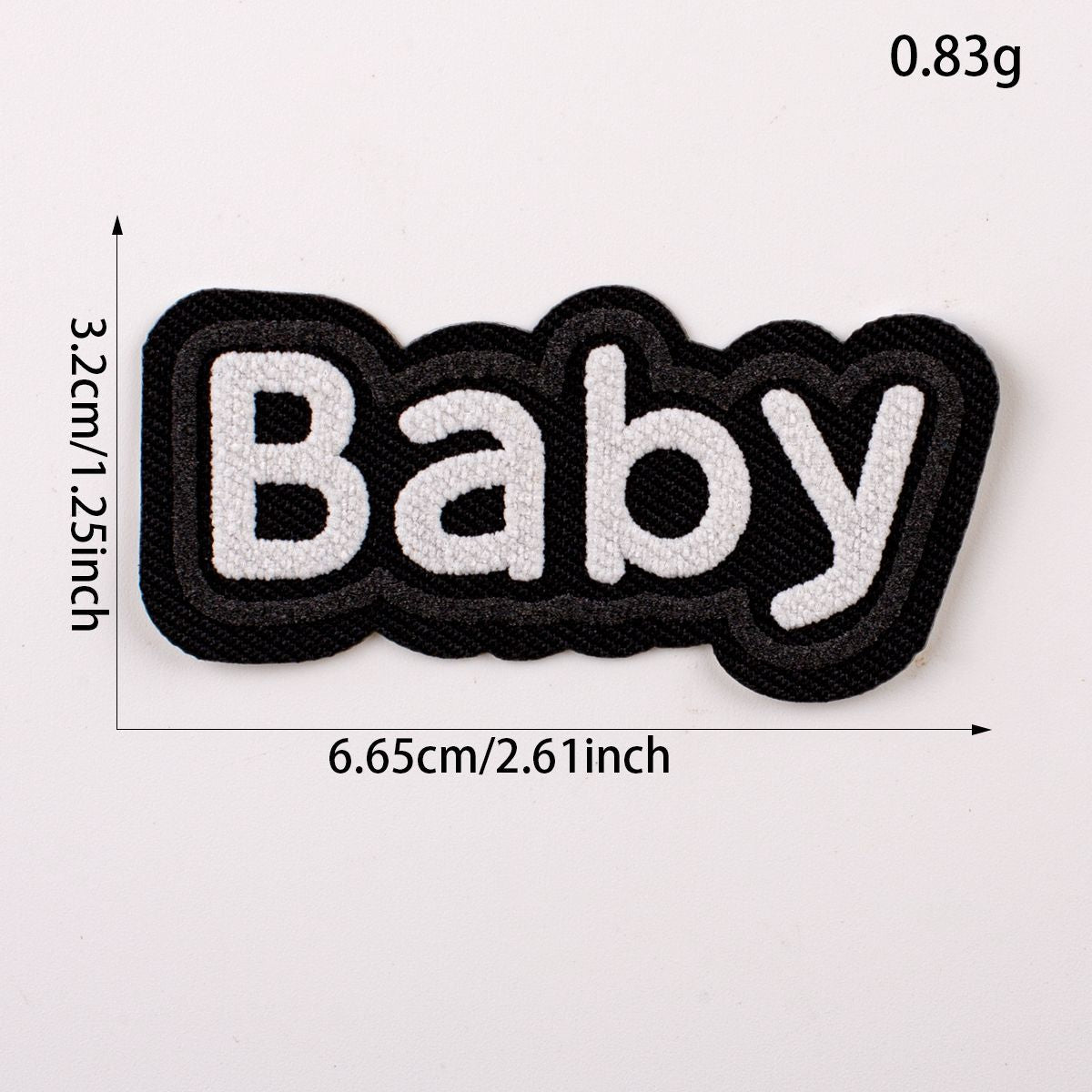 3M Self-Adhesive Hi Baby Footprint Alphabet 3D Patches for Kids 18PCS
