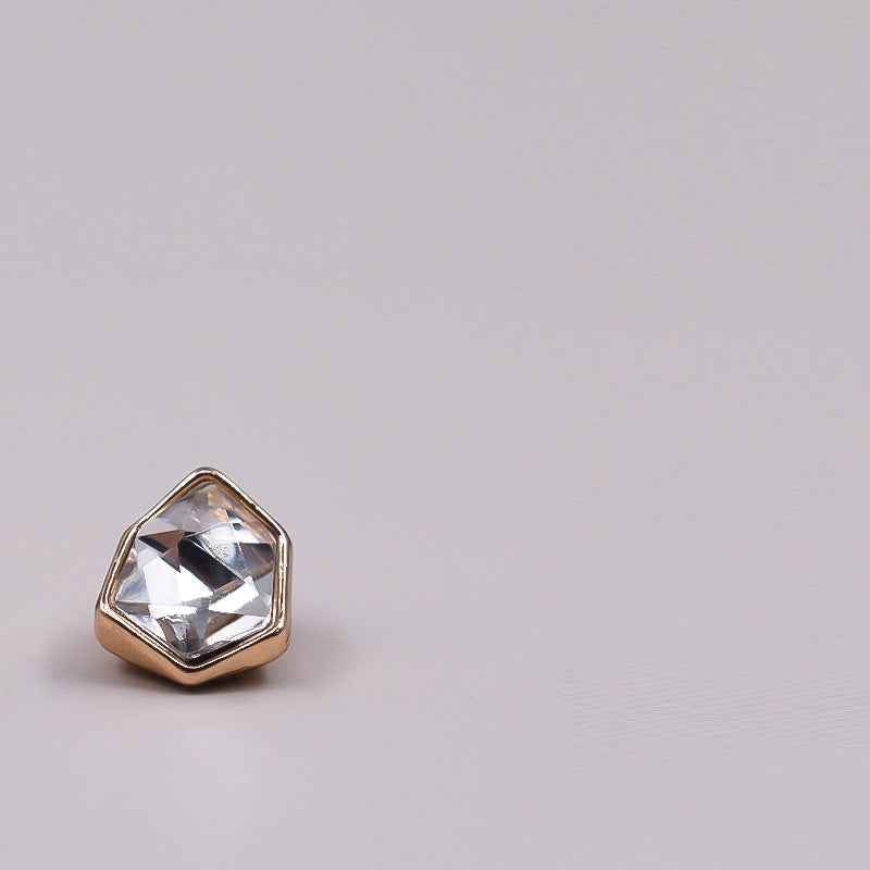 10mm Irregular Rhinestone Buttons for Blouses Dress 48 Pack(8 Color)