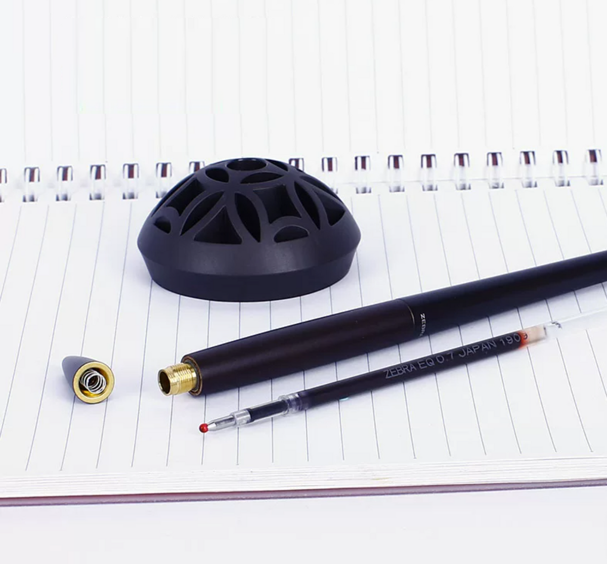 ZEBRA FLOS P-BA111 Oil-Based Ballpoint Counter Pen 0.7 mm with Shippo Stand