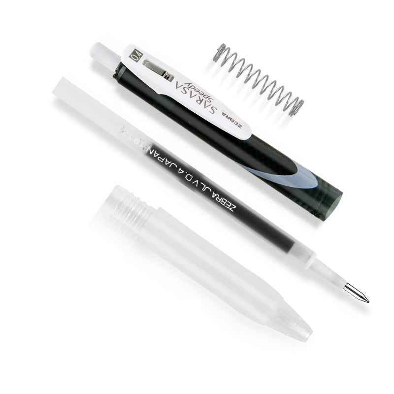 Zebra Sarasa Speedy Gel Pen,Black Ink,0.4/0.5mm,3 Pack
