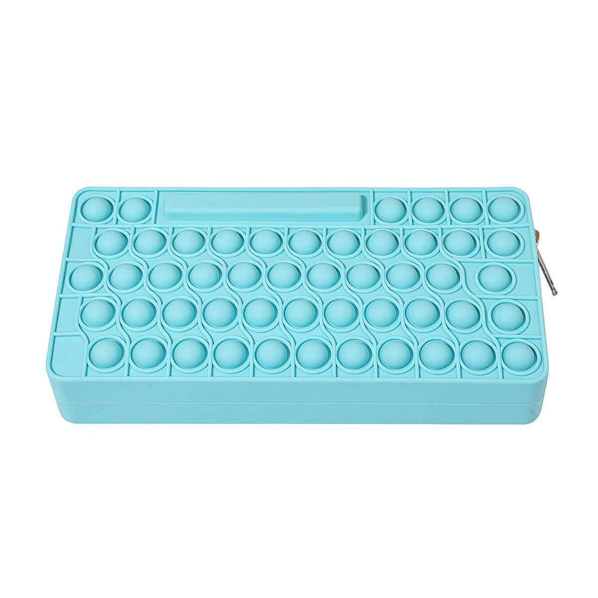 Estuche de lápices sensorial de burbujas, estuche de lápices de silicona antiestrés de juguete