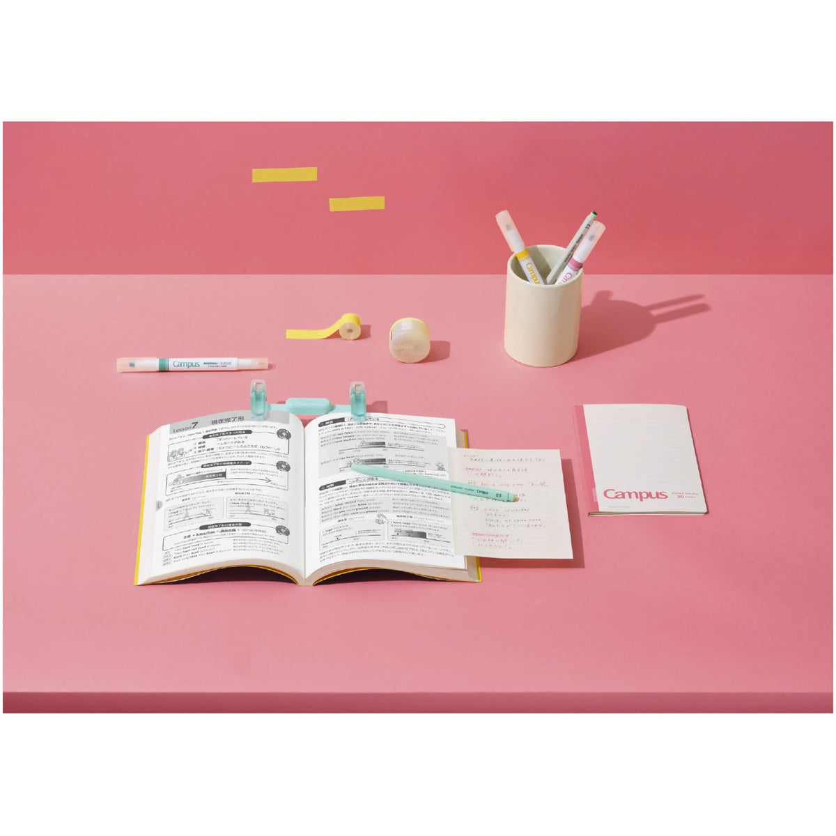 KOKUYO Campus ME-R15Y Roll-Up Sticky Notes, 2026 Japan Stationery Award