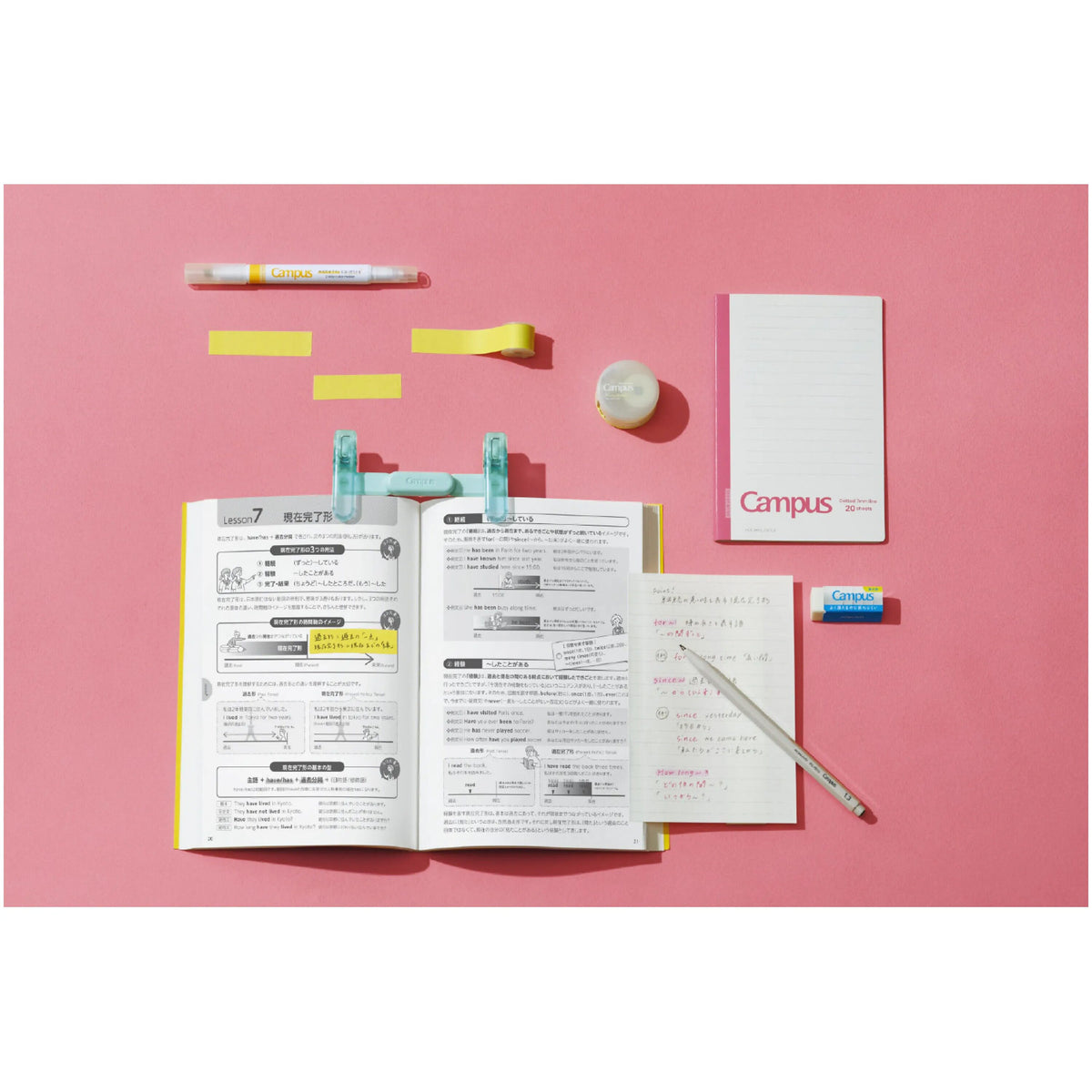 KOKUYO Campus ME-R15Y Roll-Up Sticky Notes, 2026 Japan Stationery Award