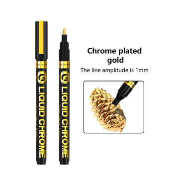Guangna Liquid Chrome Mirror Marker – Gold