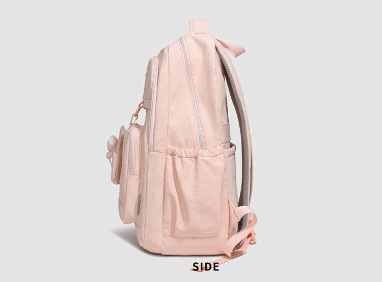 Aesthetic Large Capacity Backpack for Teen Girls | Minimalist School Knapsack