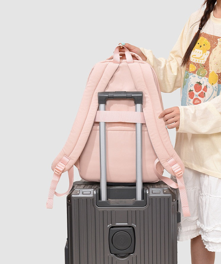 Aesthetic Large Capacity Backpack for Teen Girls | Minimalist School Knapsack