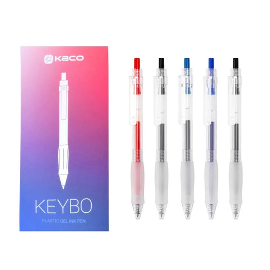 Kaco Keybo Transparenter Gel-Tintenstift – 5er-Pack