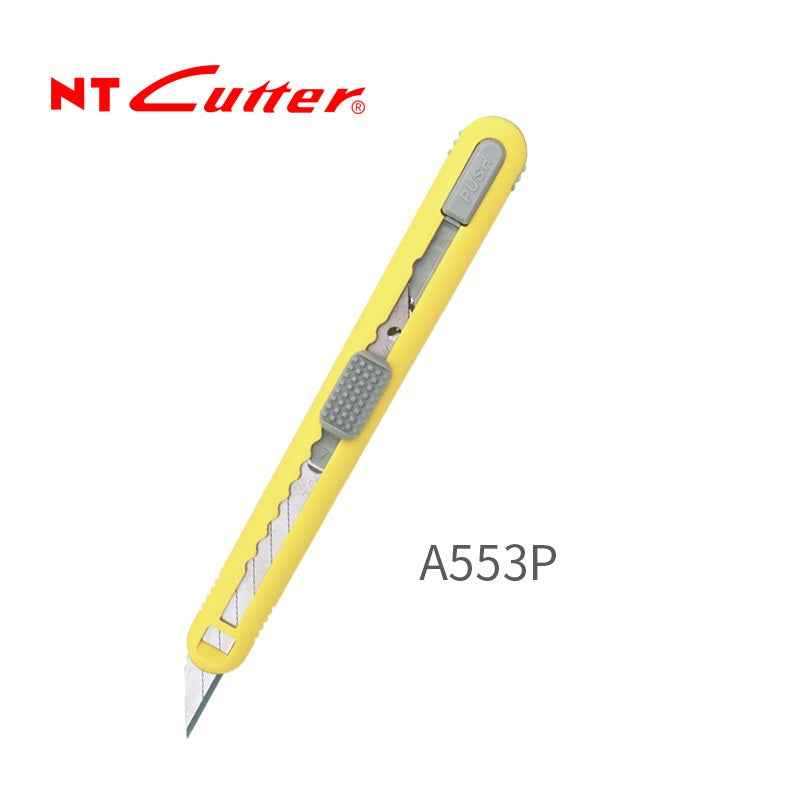 NT Cutter ABS Grip 30-Degree Multi-Blade Cartridge Knife (A-553P),Yellow