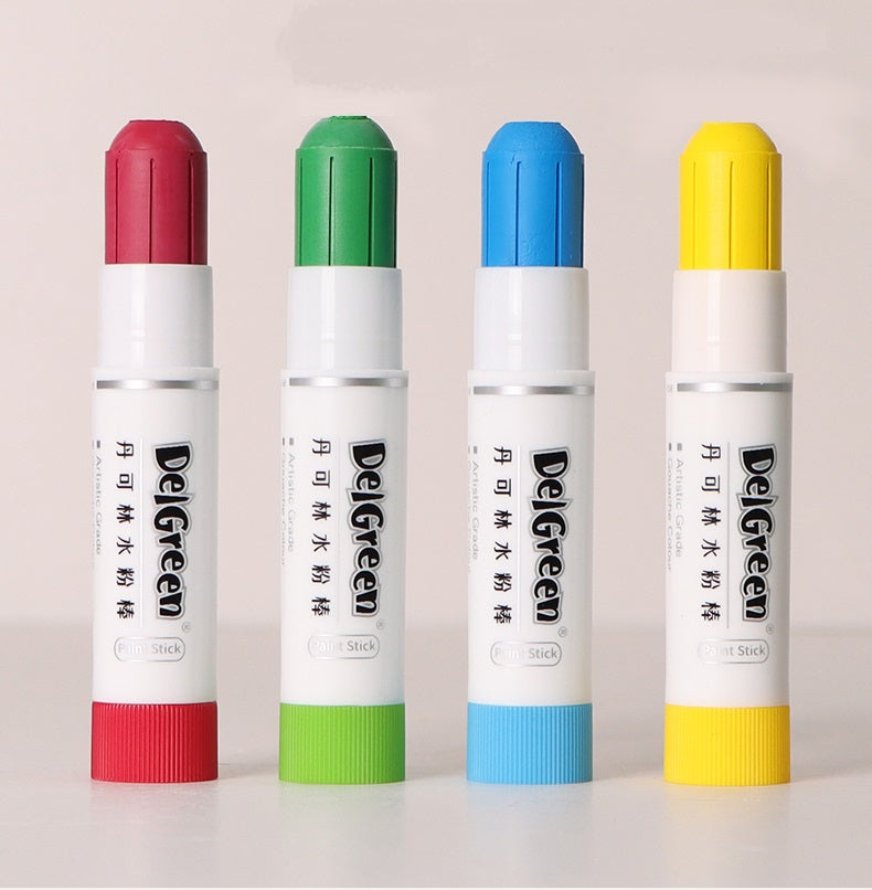 Deigreen Twist Up Tempera Gouache Paint Sticks 18 Color