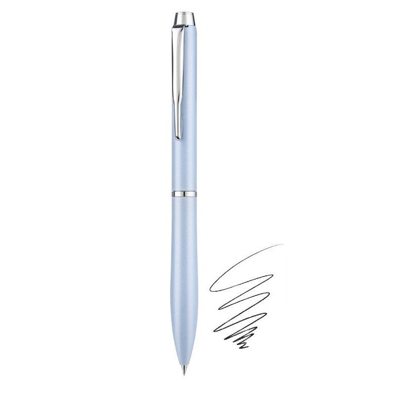 PILOT ETERLINK Metal Ballpoint Pen | 0.5mm Black Ink | Twist Retractable Blue Purple