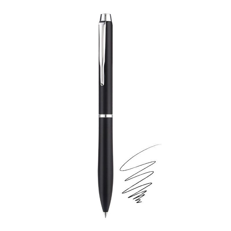 Pilot ETERLINK Metal Ballpoint Pen | 0.7mm Black Ink | Twist Retractable | Acro Ink Black