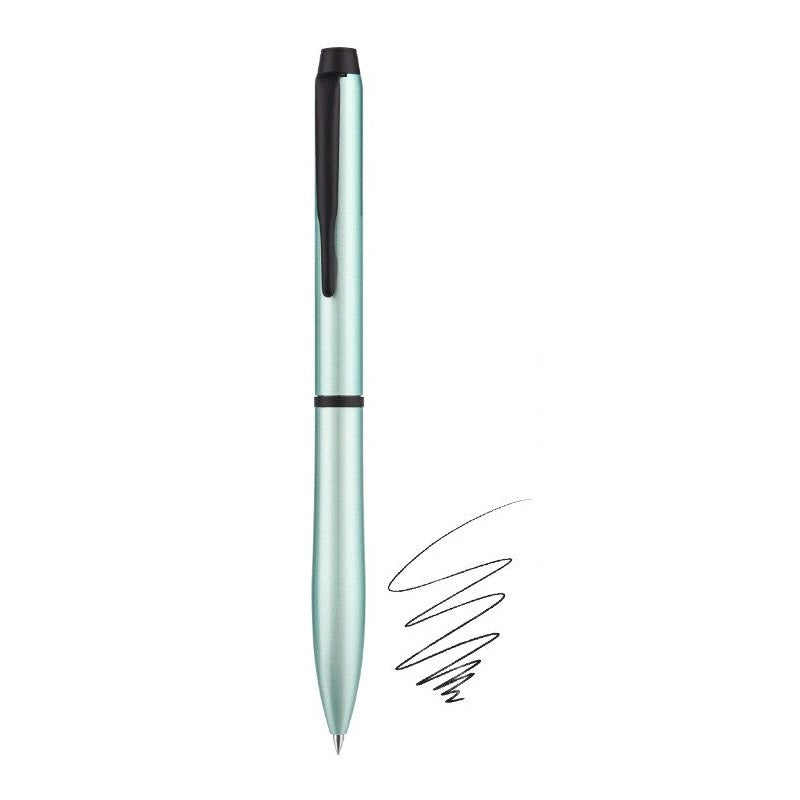 Pilot ETERLINK Metal Ballpoint Pen | 0.7mm Black Ink | Twist Retractable | Acro Ink Ice Green