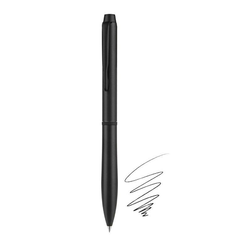 Pilot ETERLINK Metal Ballpoint Pen | 0.7mm Black Ink | Twist Retractable | Acro Ink Night Black