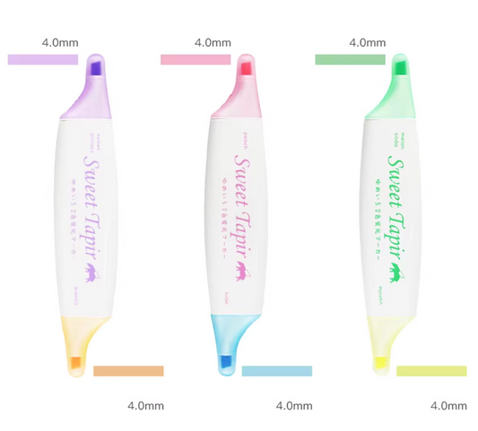 Epoch Chemical Sweet Tapir Scented Twin Highlighter 3 Pack