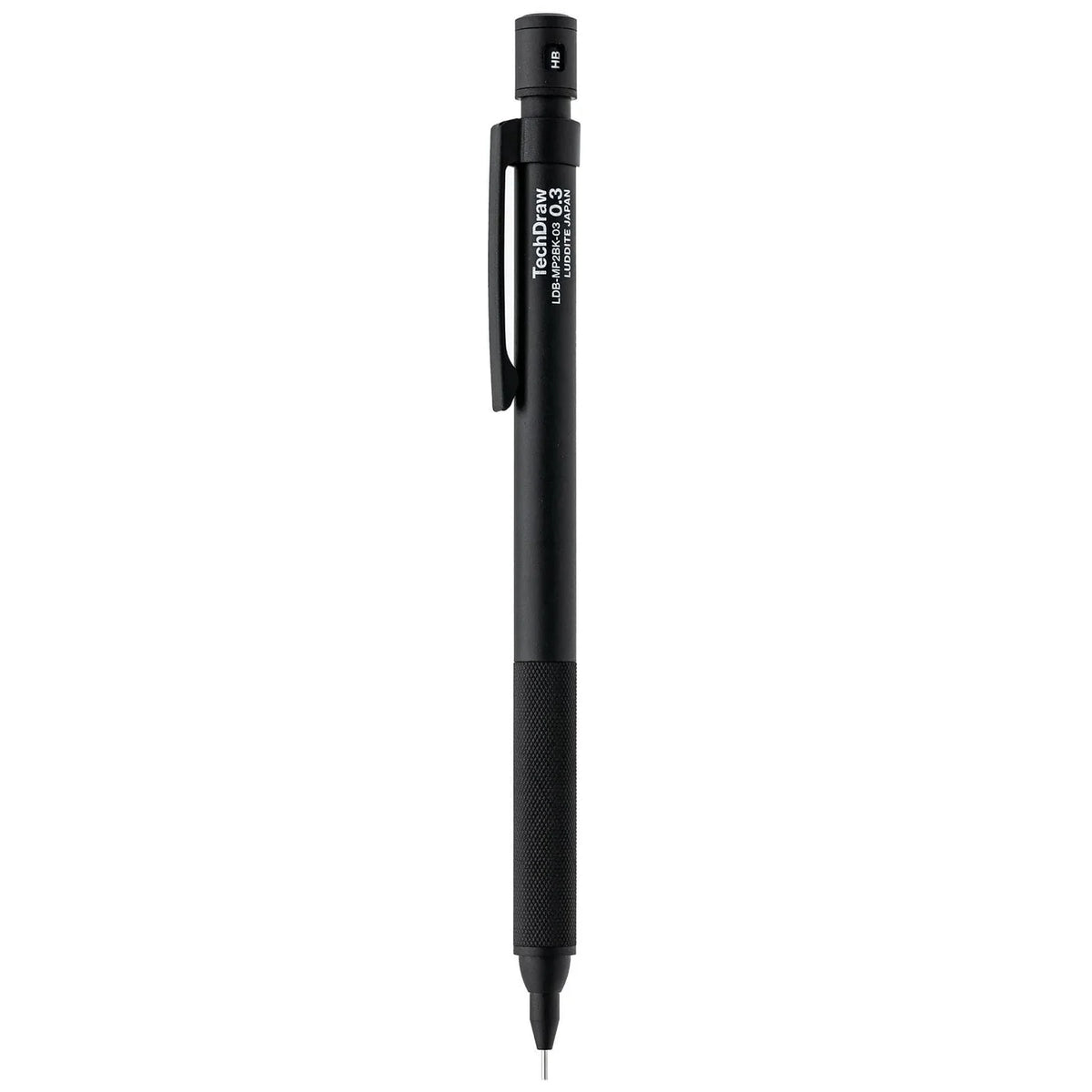 Luddite TechDraw2 Drafting Mechanical Pencil 0.3mm/0.5mm 0.3mm Black
