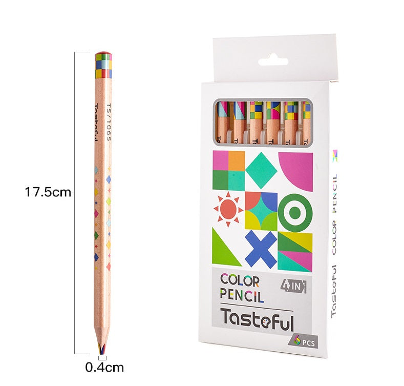 Smakfull 4-i-1 färgpenna 6-pack