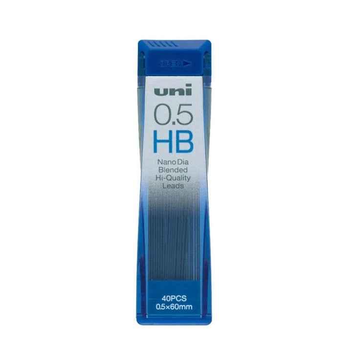 Uni NanoDia Low-Wear Penna Bly 0,5 mm HB 5 Pack