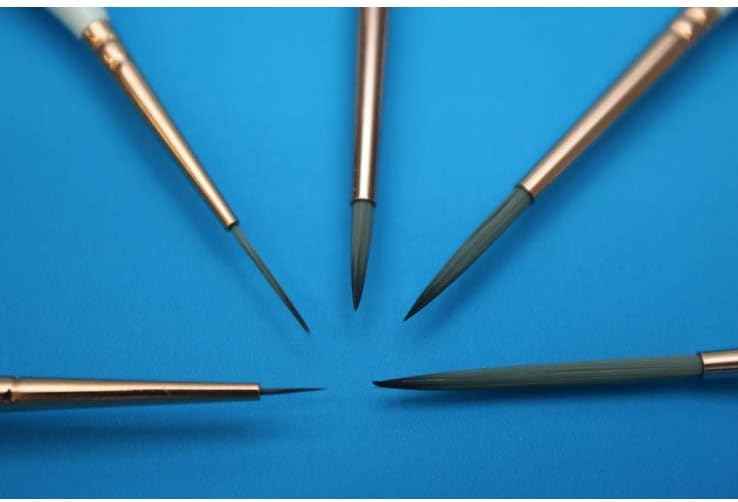 Mont Marte 5-teiliges detailliertes Liner Artist Taklon-Pinselset