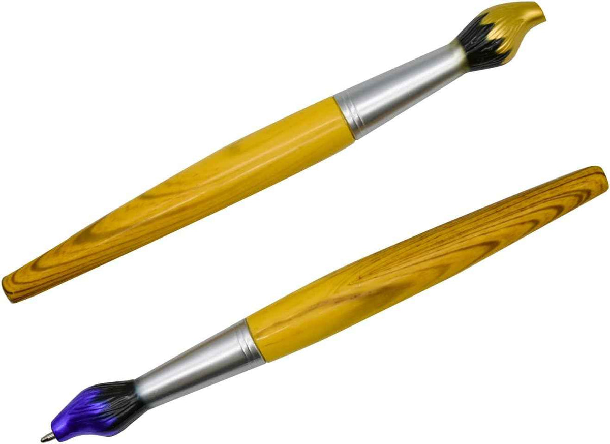 10PCS Bamboo Paintbrush Ballpoint Pens
