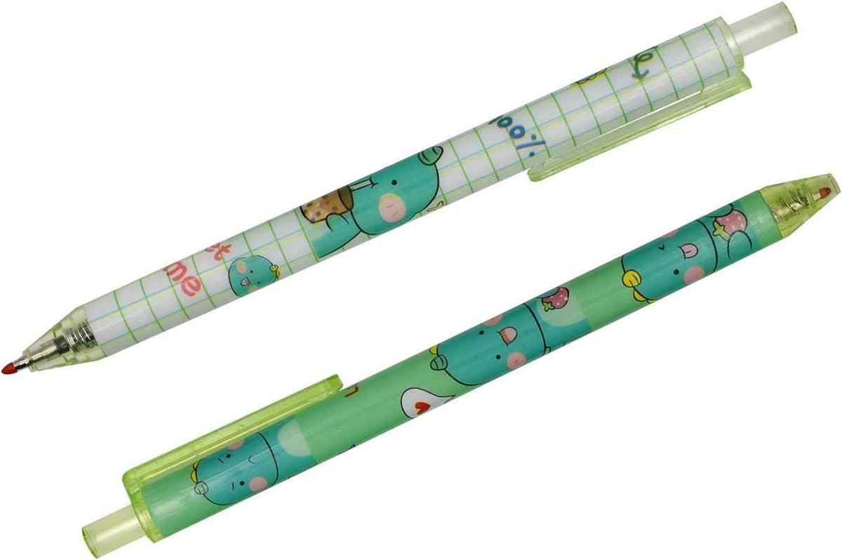 12PCS Cute Dinosaur Retractable Gel Pens For Kids School Supplies