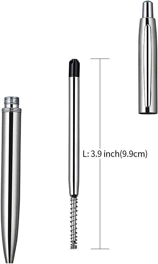 10pcs Ballpoint Pen Refills,1mm Medium Tip,Black Blue Red