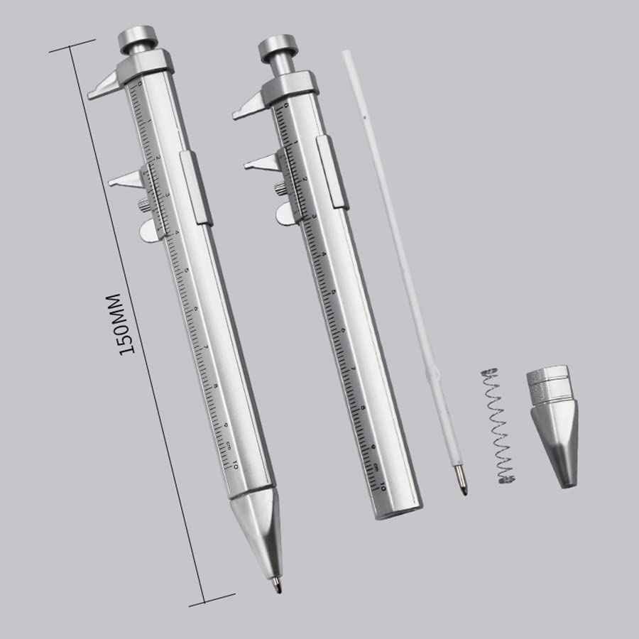 2in1 Vernier Caliper Balpen Gadget voor houtbewerkers Timmerman 5-pack