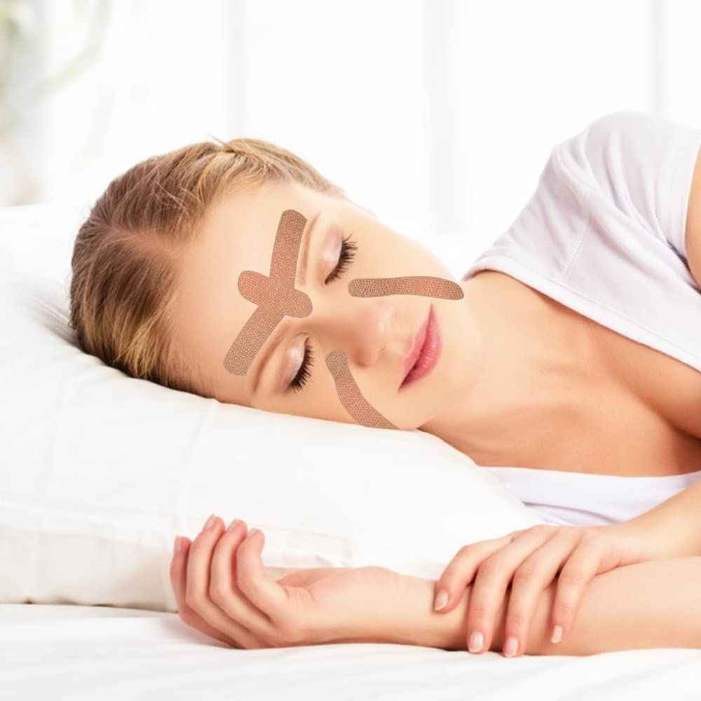 Ruban anti-rides ruban de levage myofascial facial 2,5 cm x 5 m, 2 rouleaux