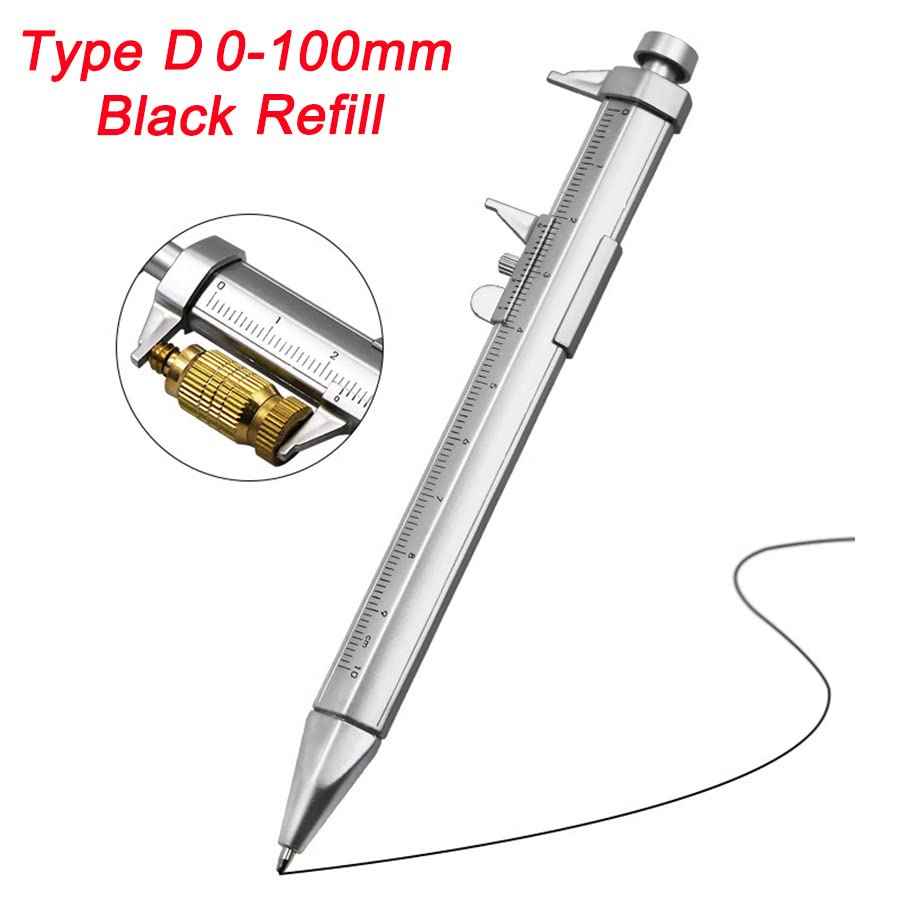 2in1 Vernier Caliper Balpen Gadget voor houtbewerkers Timmerman 5-pack