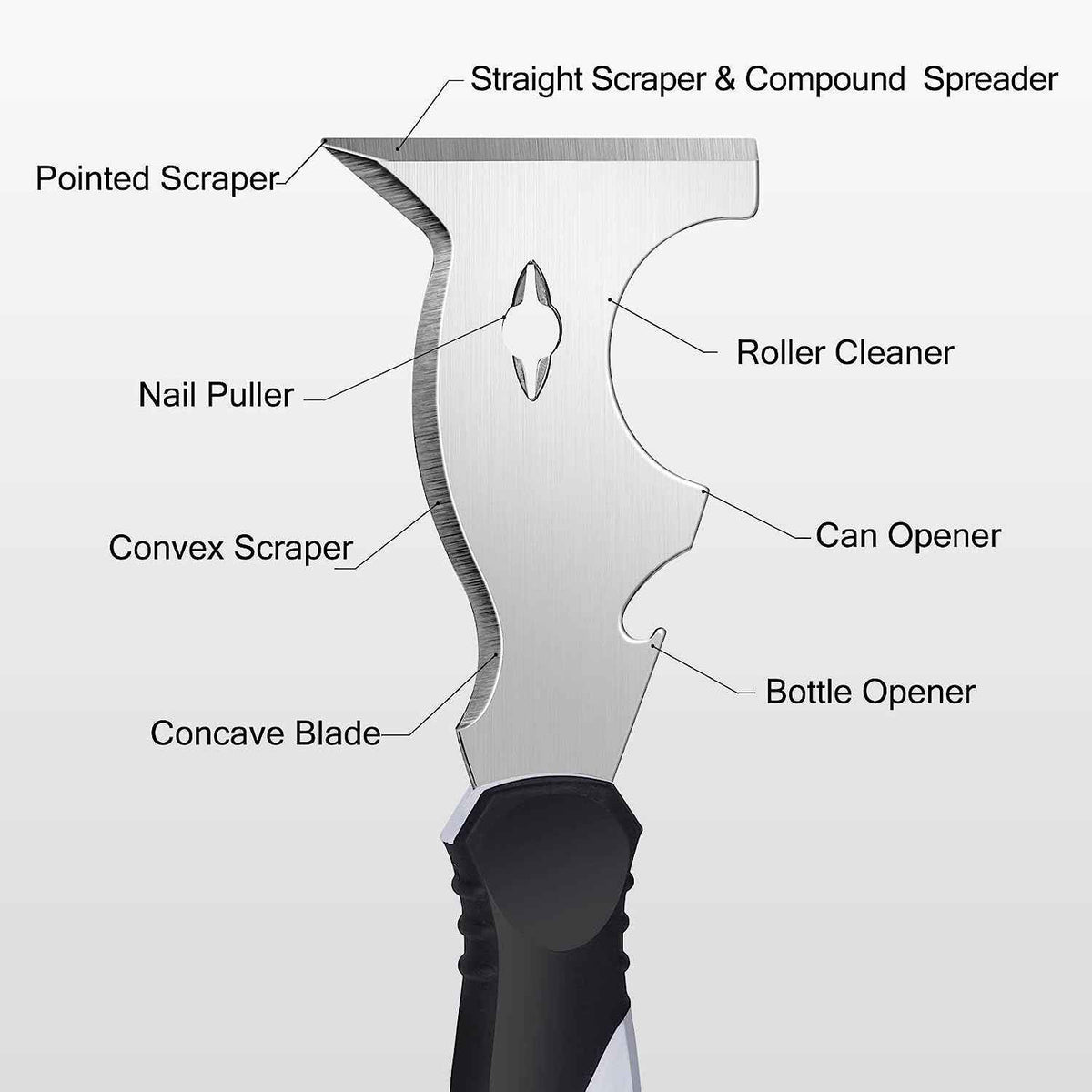 10-i-1 sparkel-teipkniv Multi-Use Painters Scraper Tool
