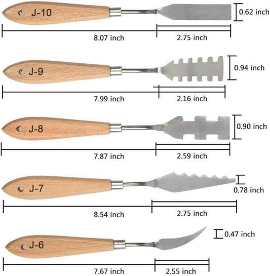 13-teiliges Palettenmesser-Set – Edelstahl für FX-Spezialeffekte