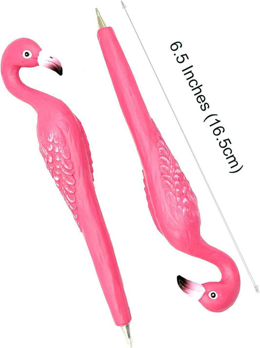 5PCS Flamingo Kugelschreiber Harz schwarze Tinte für Kinder Schulbedarf