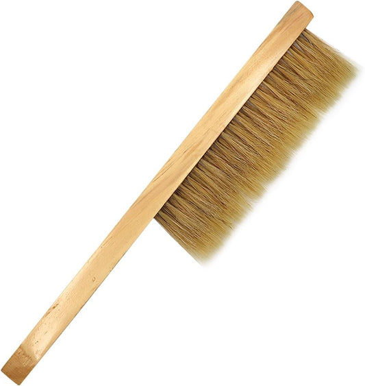 Brosse à abeille avec manche en bois, outil d'apiculteur