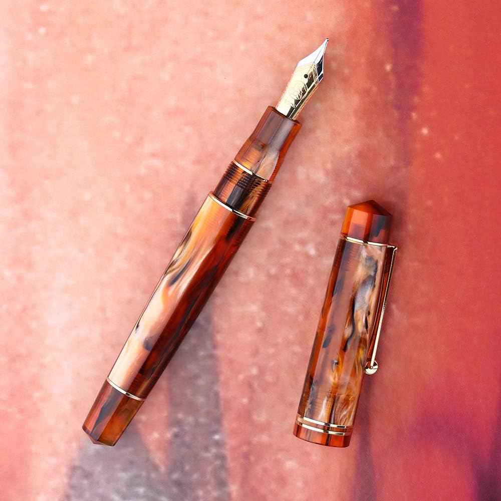 Akrylowe pióro wieczne Majohn M800, niemiecka stalówka Bock Fine