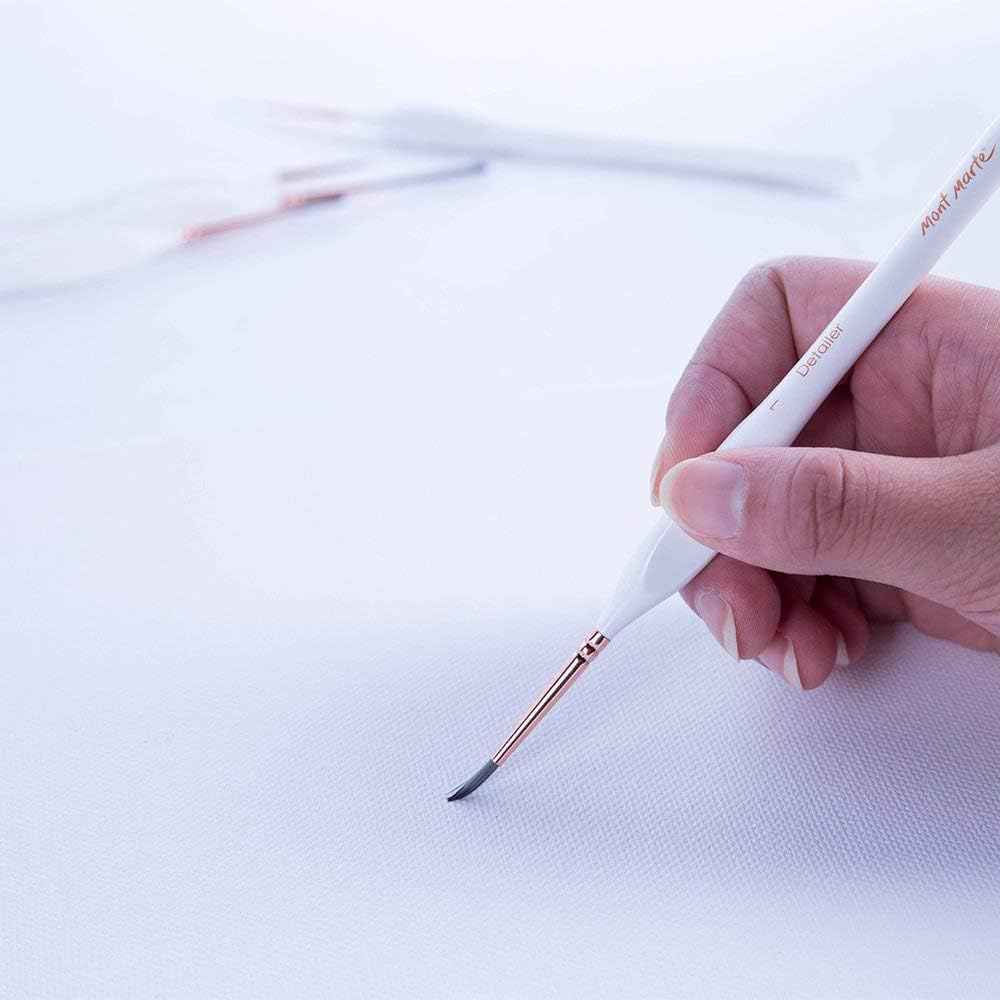 Mont Marte 5-teiliges detailliertes Liner Artist Taklon-Pinselset