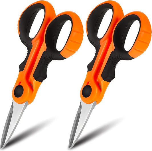 Angelschnur-Schere, robust, 3Cr13, rutschfest, gezahnter Kantenschneider