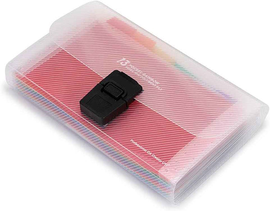 Mini dossier extensible accordéon 13 pochettes A6