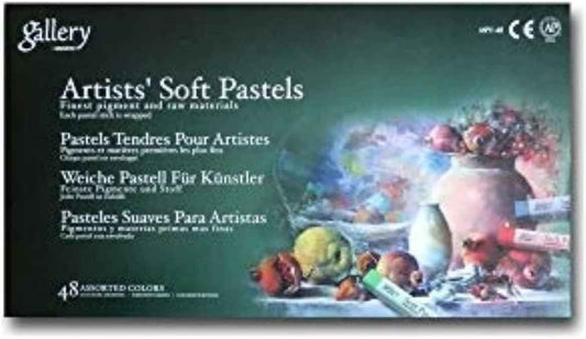 Mungyo Gallery Soft Pastel Squares Kartonset mit 48 verschiedenen Farben