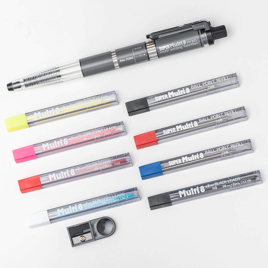 Pentel Super Multi 8 Automatik-Druckbleistift-Set (PH803ST)