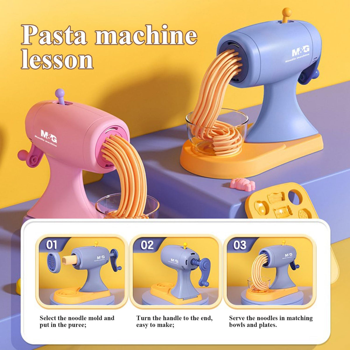 M&G Playdough Tool Set for Toddlers with 18 PCS Play Dough Accessories