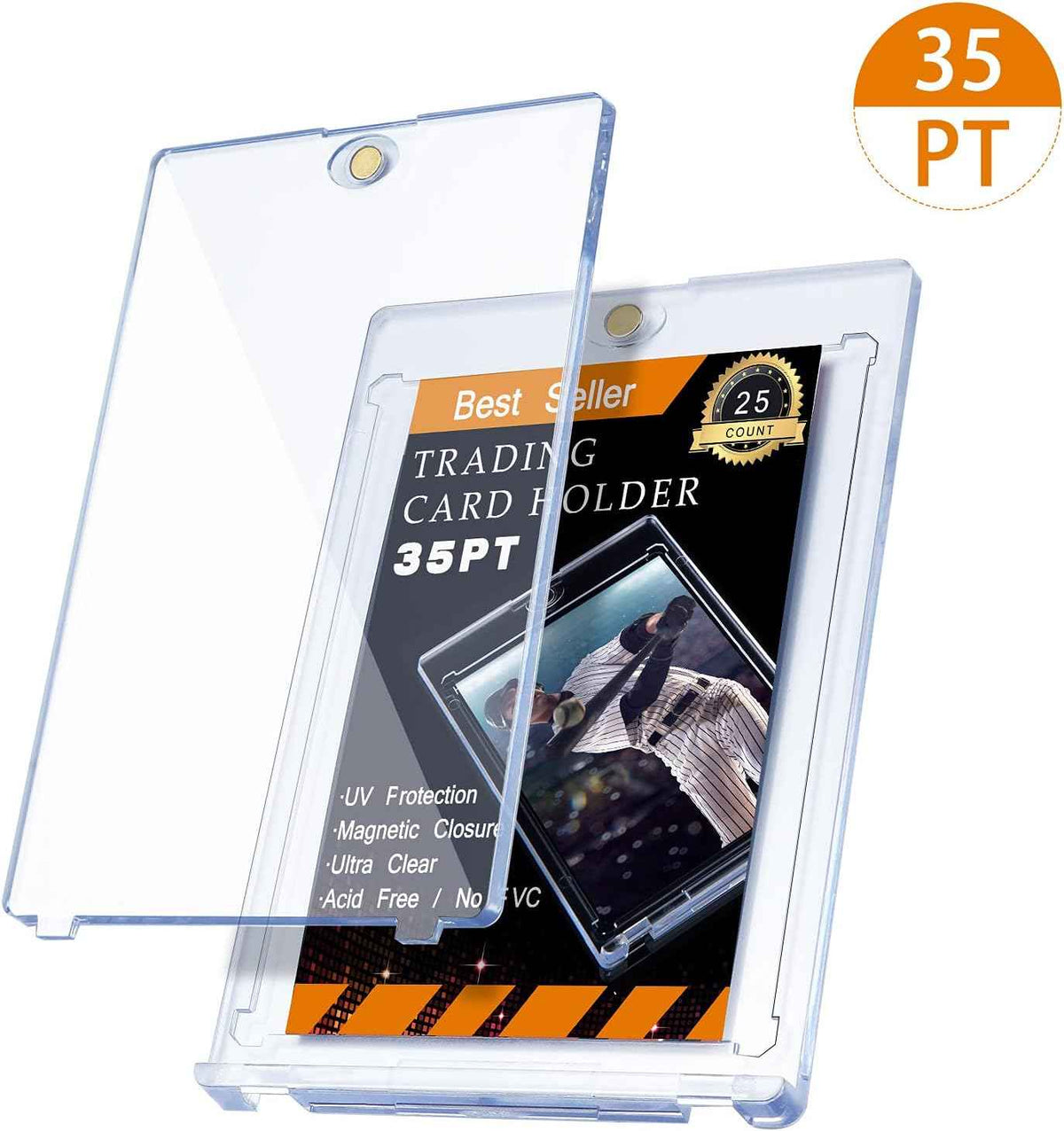 Magnetic Card Holders for Trading Card,35PT Card Protectors 20 Pack