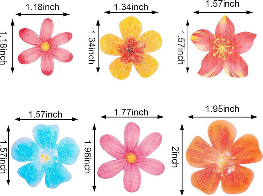 314 Stück Blumen-Cupcake-Topper für Hochzeitstorte