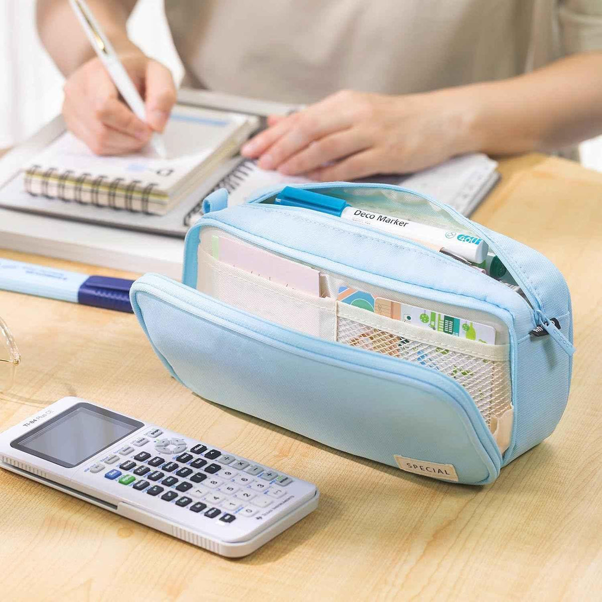 Large Capacity Pencil Case Organizer Pen Marker Holder