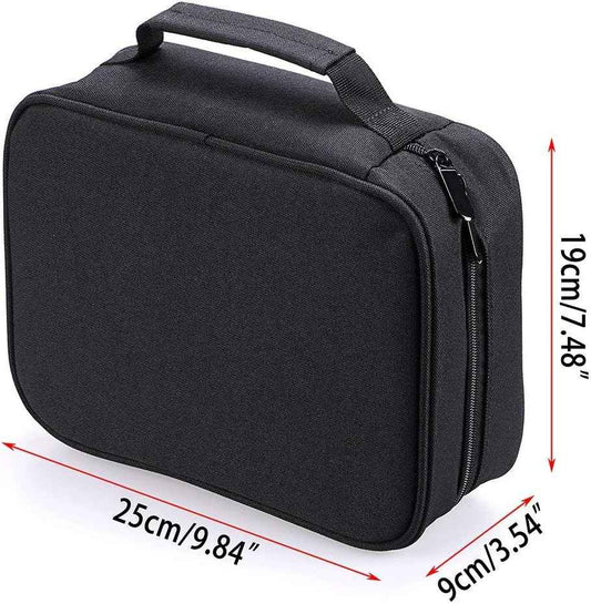 40 Slots Art Marker Tragetasche Lippenstifte Organizer Schwarz