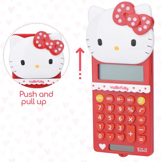 Niedlicher Katzen-Kitty-Kinderrechner, 8-stellig, mit LCD-Display