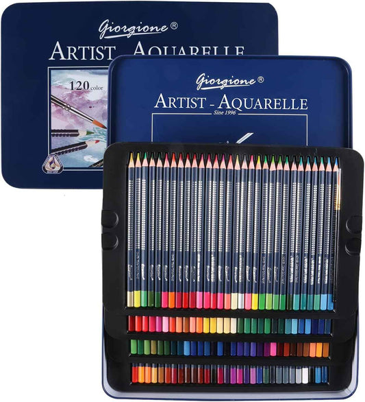 Lápices acuarelables GIORGIONE 120 Lápices de colores ARTIST AQUARELLE
