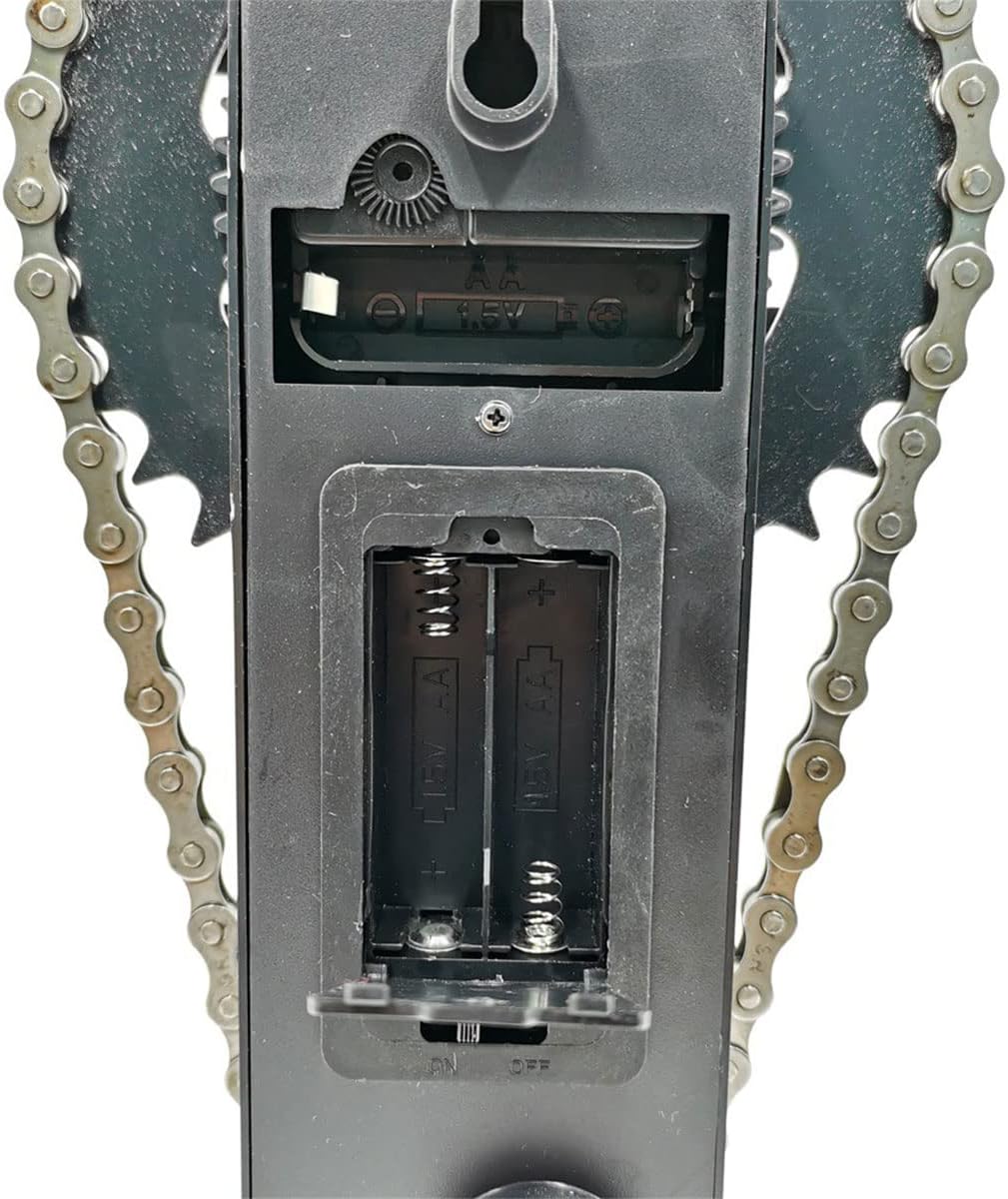 Vintage Steampunkowy zegar z obrotową przekładnią
