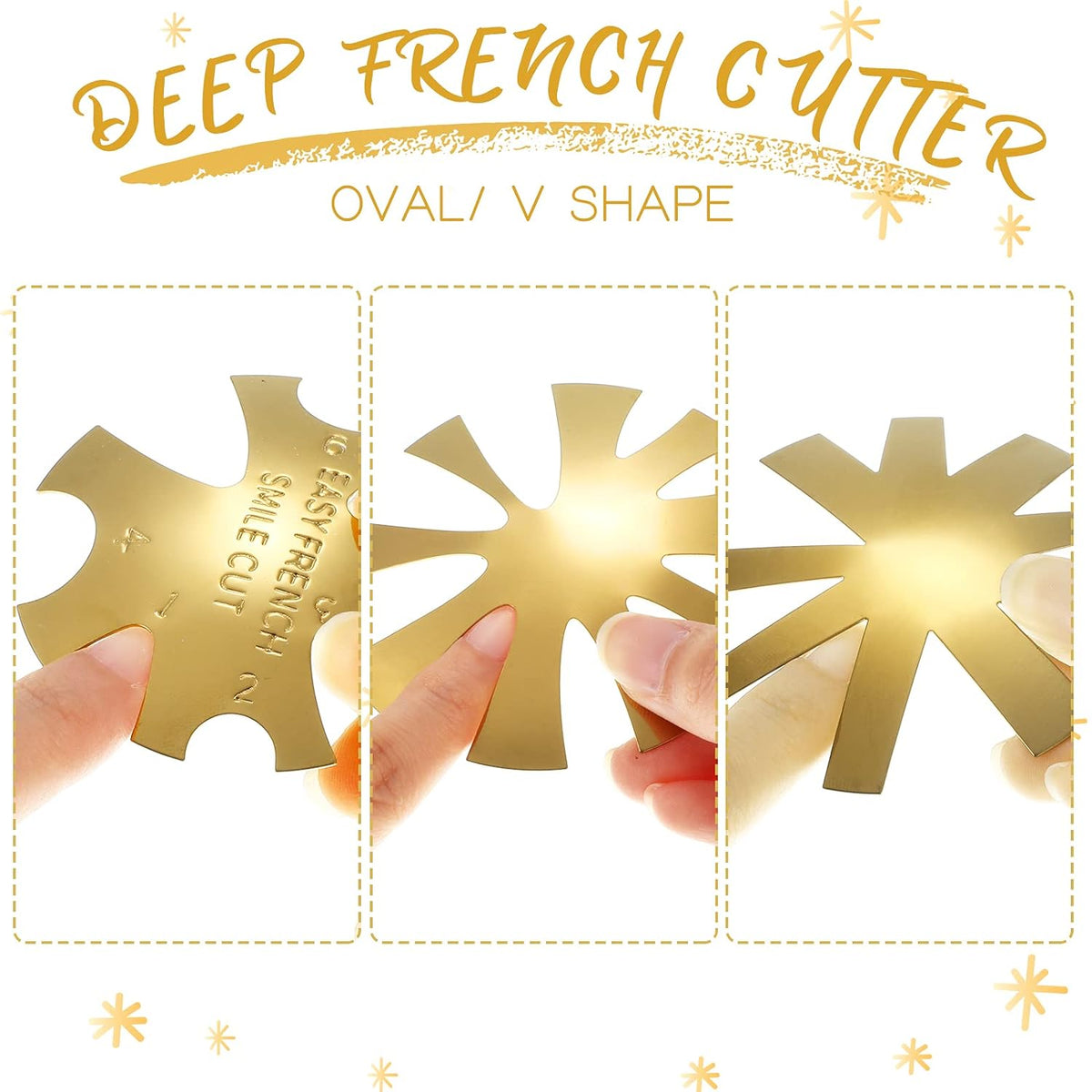 19Pcs French Nail Trimmer Set with Cutting Knife and Spare Blades