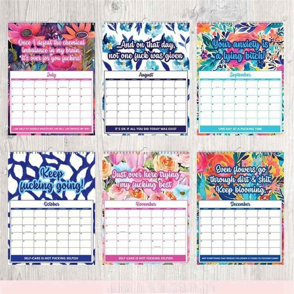 2026 'Fuck It' Calendar Monthly Planner with Funny Swear Words