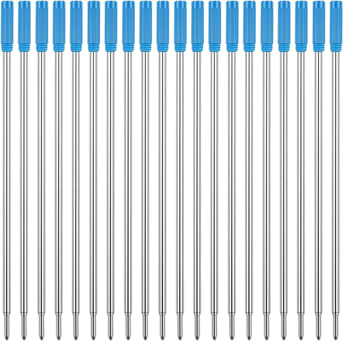 Cross Compatible Ballpoint Pen Refills 20 Pack,Medium Point Blue